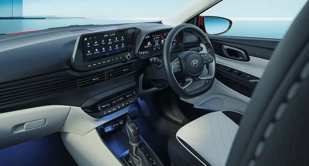 Soothing blue ambient lighting